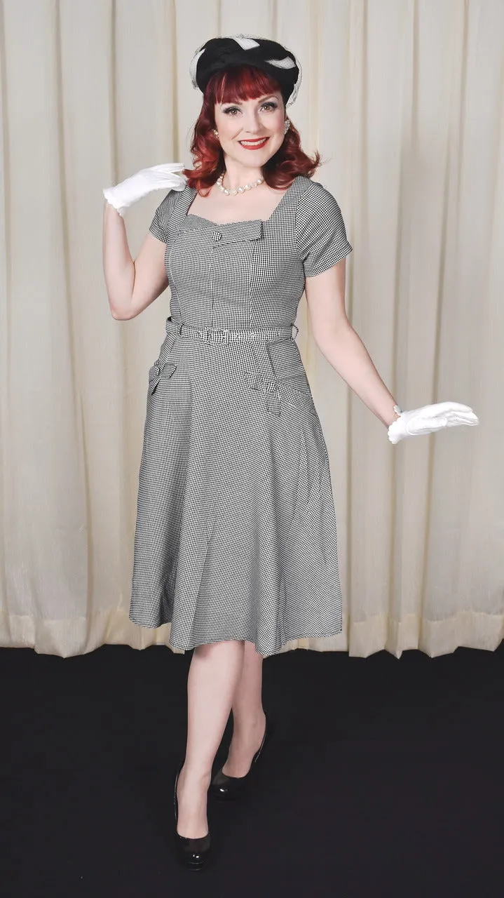 Houndstooth Swing Dress
