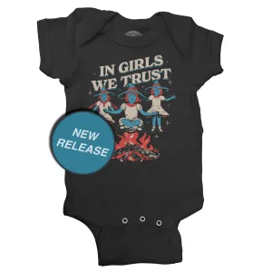 In Girls We Trust Witches Infant Bodysuit - Unisex Fit