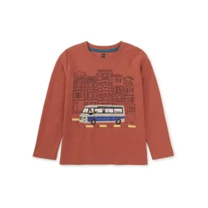 Istanbul Bus Graphic Tee - Copper