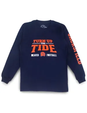 Jackhammer Jacksfield Beaver Hometown LS Tee Navy