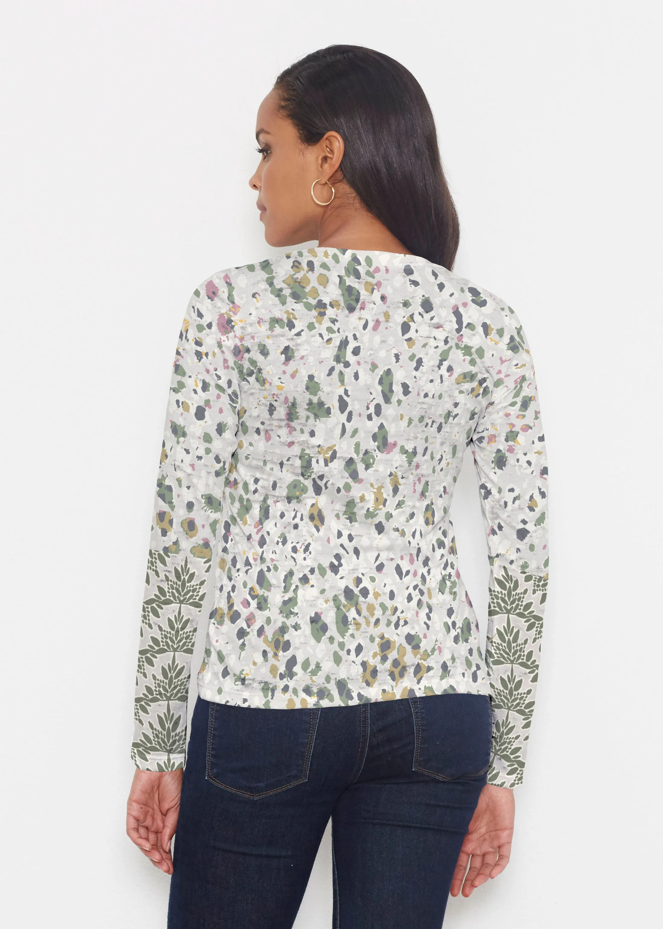 Jazzy Spots (8055) ~ Signature Long Sleeve Crew Shirt