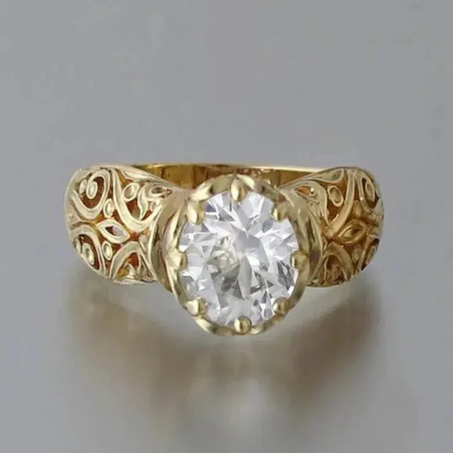 Joanna – Elegant White Zirconia Ring