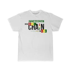 Juneteenth Unchained Men's Short Sleeve Tee T-shirt