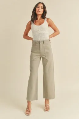 Just Black Eucalyptus Utility Wide Leg Pant