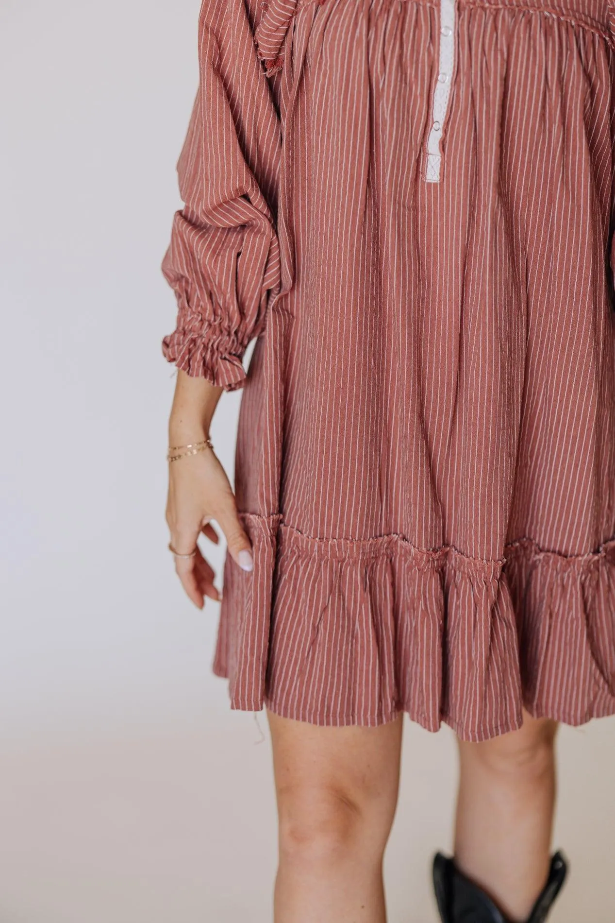 Kay Cotton Long Sleeve Dress