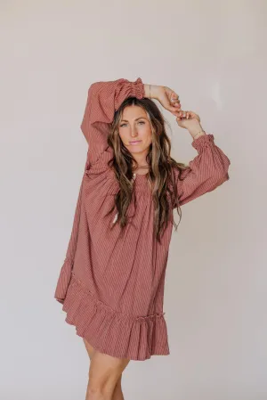 Kay Cotton Long Sleeve Dress