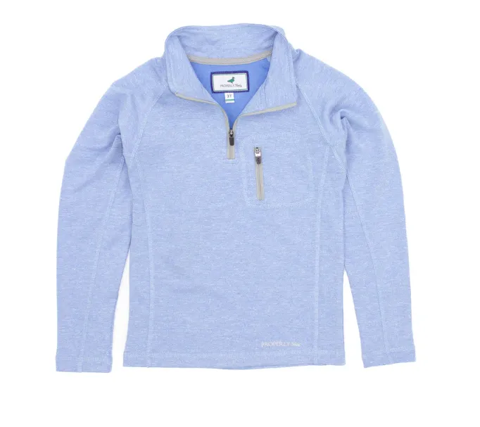 Kids Properly Tied Bay Pullover - Ocean