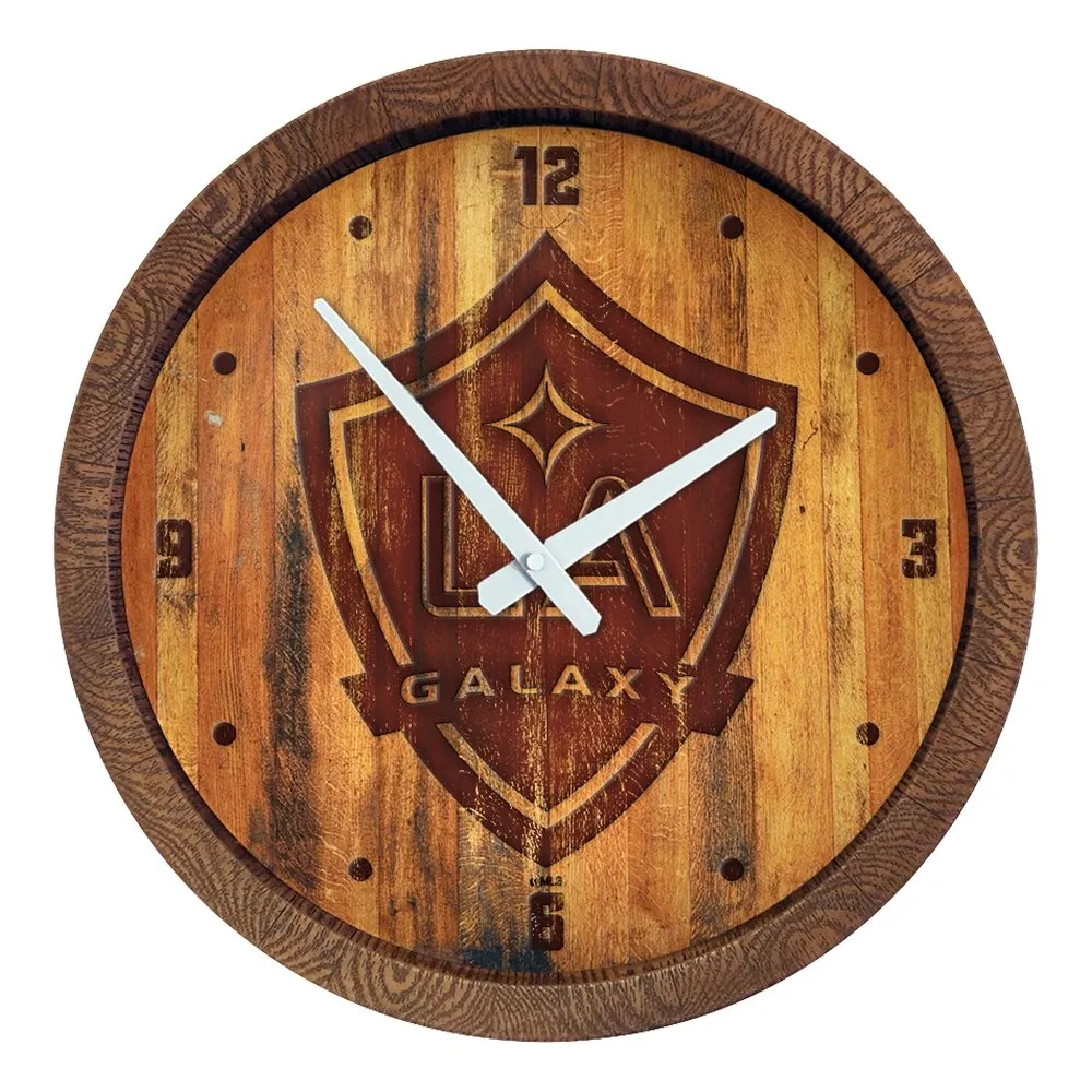 LA Galaxy: Branded "Faux" Barrel Top Clock