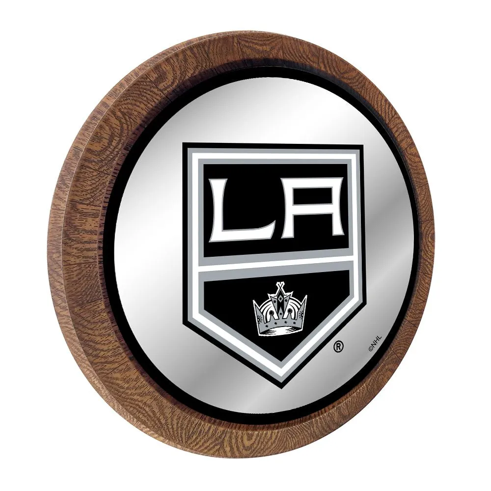LA Kings: Mirrored Barrel Top Wall Sign
