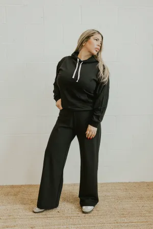 Ladies Terry Wide Leg Sweatpants