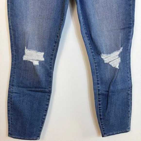 L'Agence Margot High Rise Skinny Jeans size 29 Syracuse Distressed