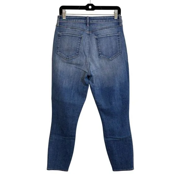 L'Agence Margot High Rise Skinny Jeans size 29 Syracuse Distressed