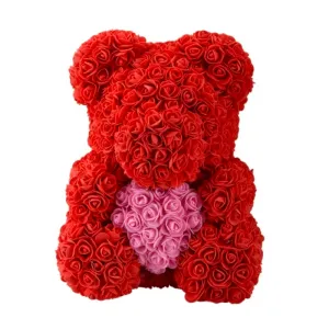 Large Rose Bear – A Unique And Elegant Gift