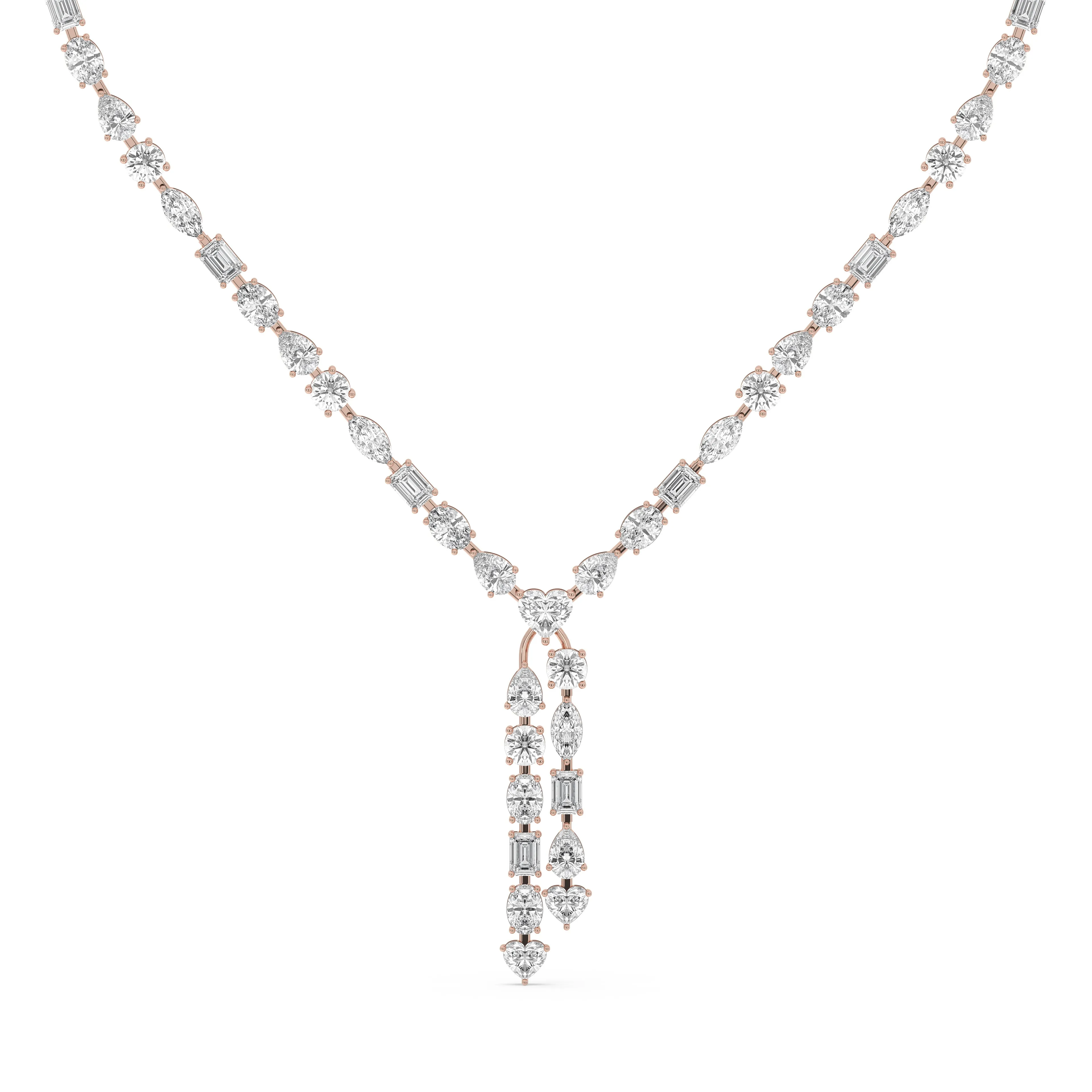 Lariat Necklace – Elegant Y-Shaped Drop