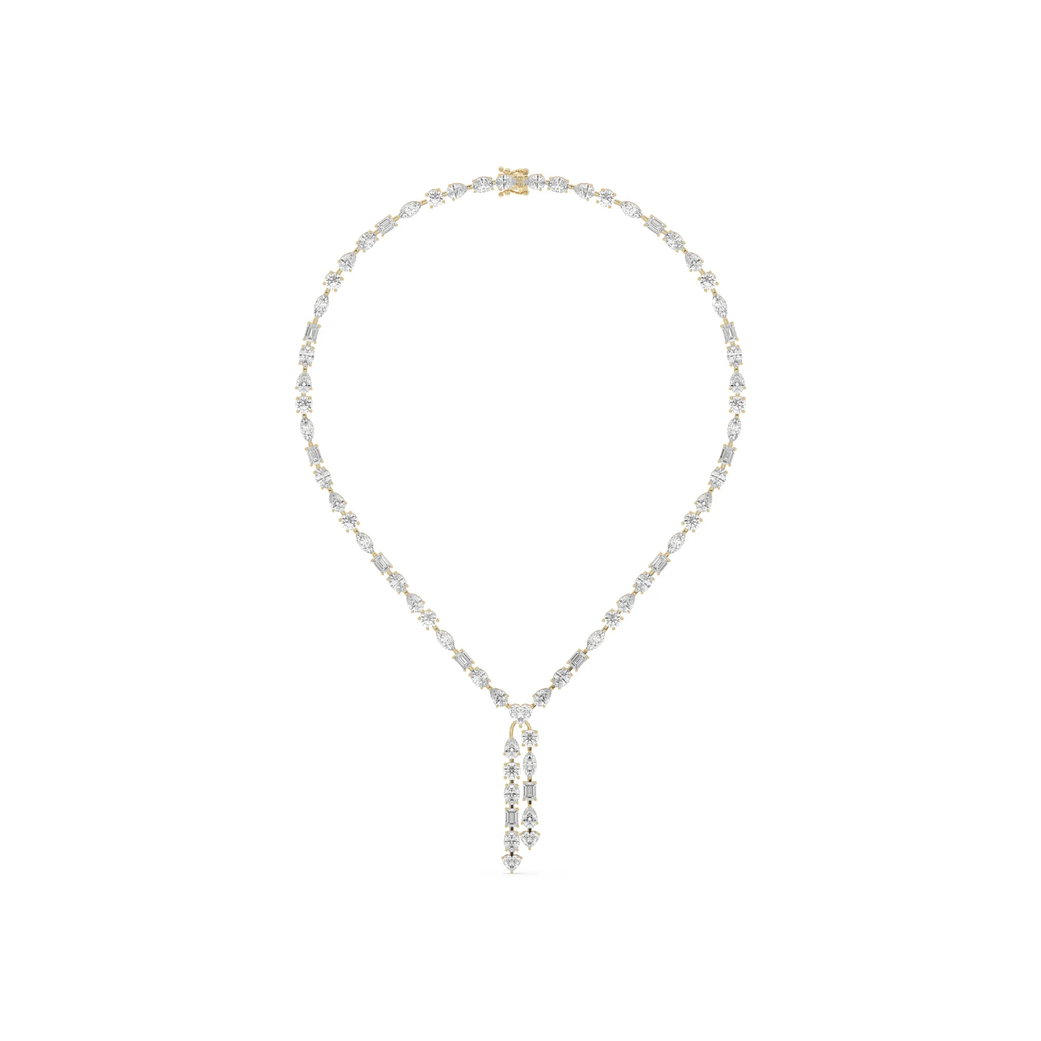 Lariat Necklace – Elegant Y-Shaped Drop