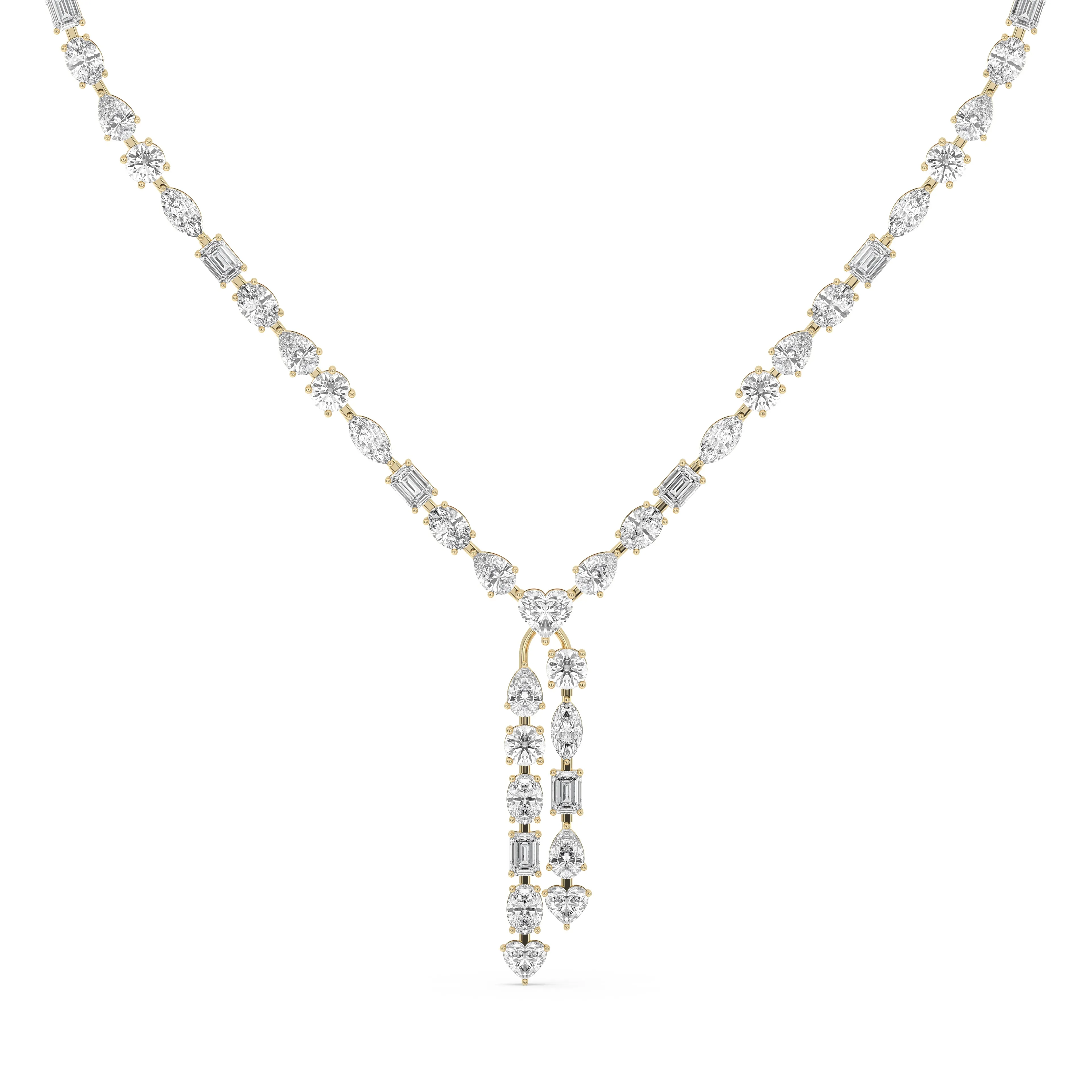 Lariat Necklace – Elegant Y-Shaped Drop