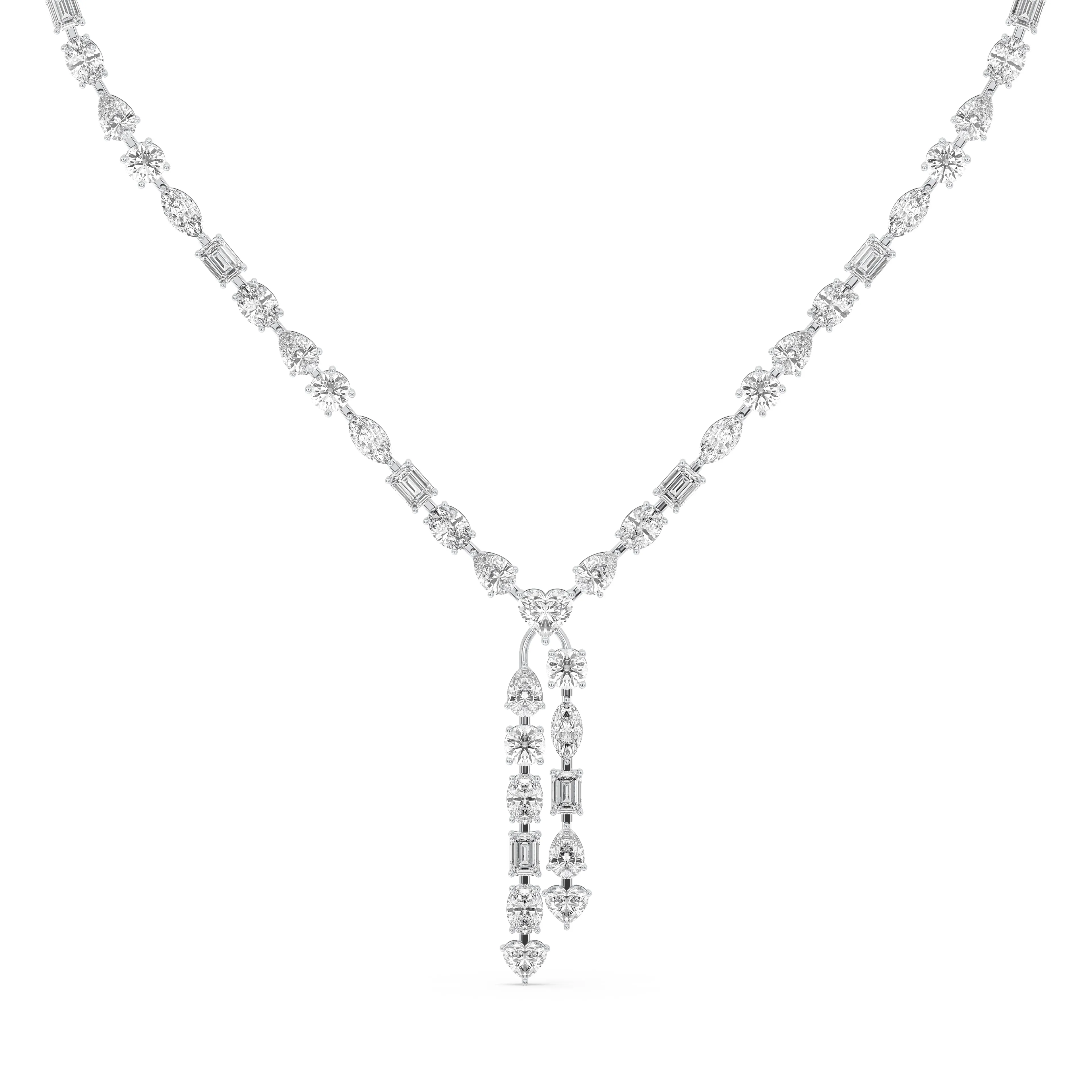 Lariat Necklace – Elegant Y-Shaped Drop