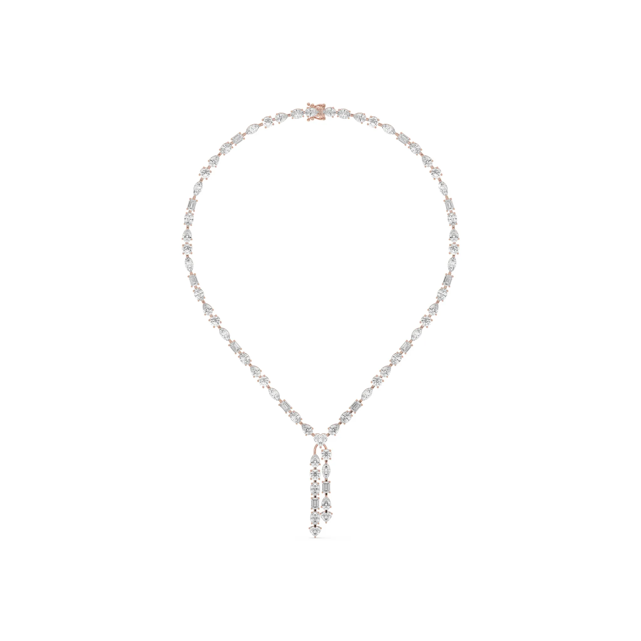 Lariat Necklace – Elegant Y-Shaped Drop