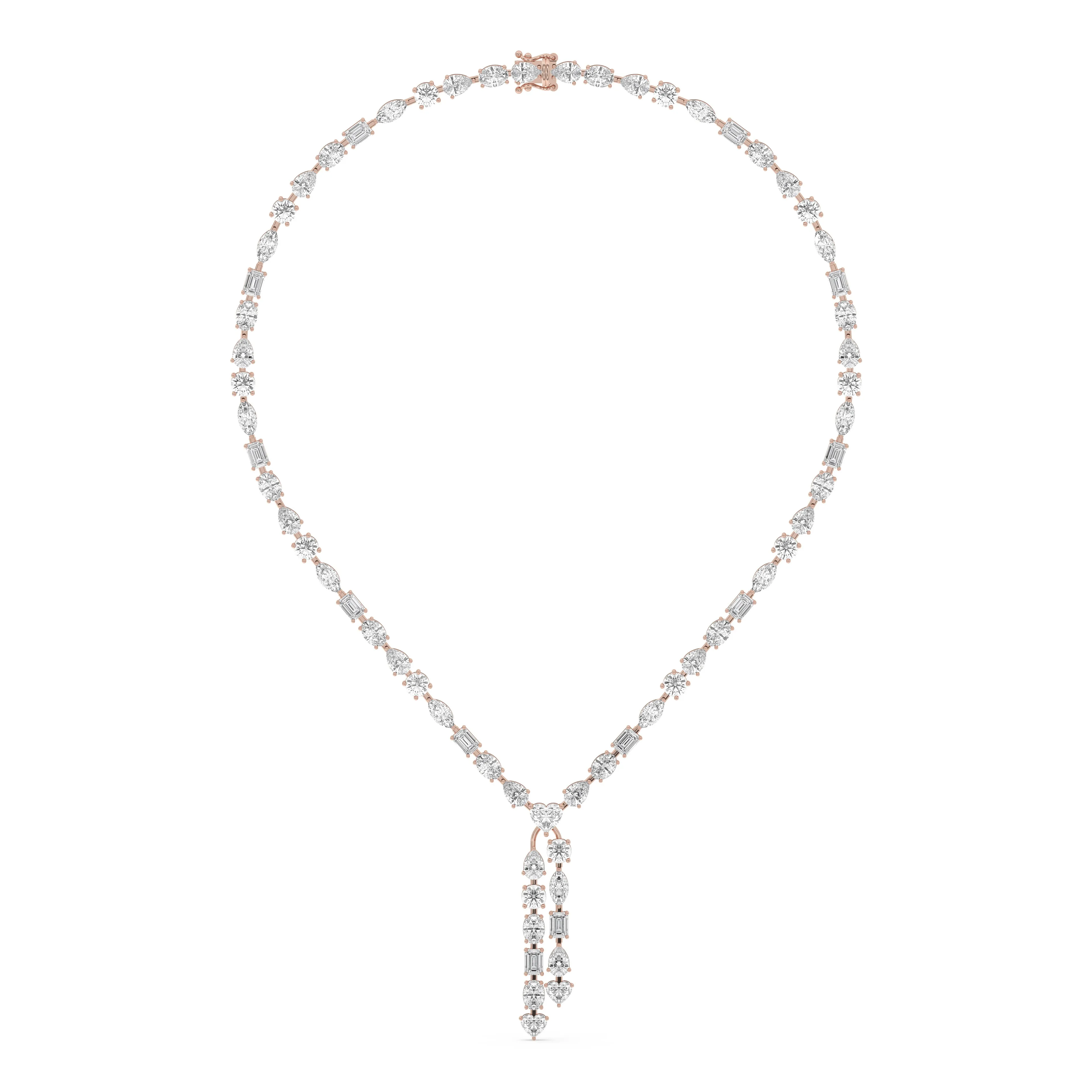 Lariat Necklace – Elegant Y-Shaped Drop