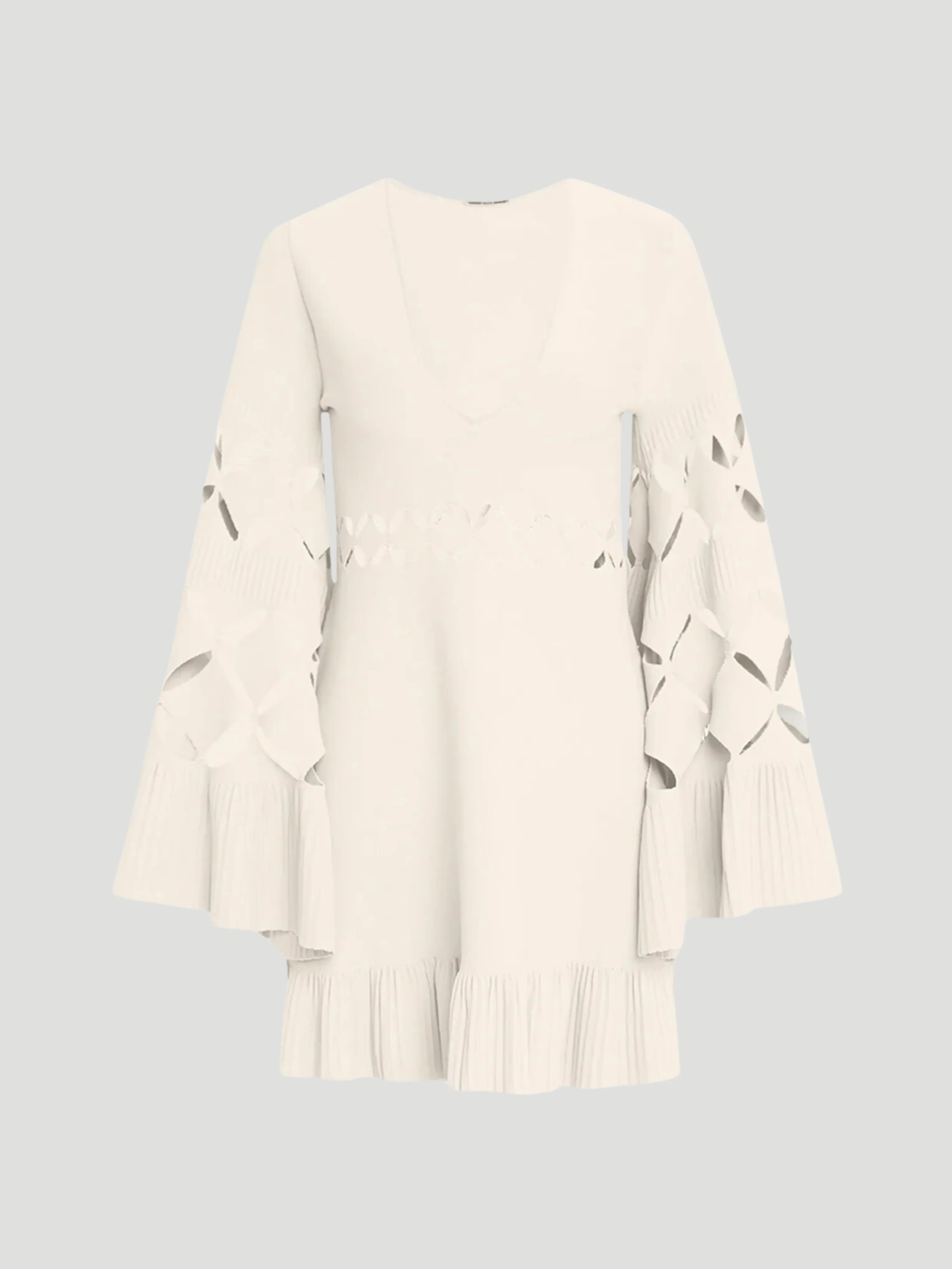 Linden Mini Dress in Off White