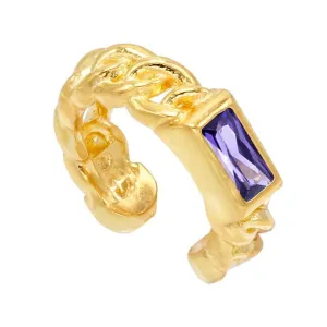 Links Stone Ear Cuff