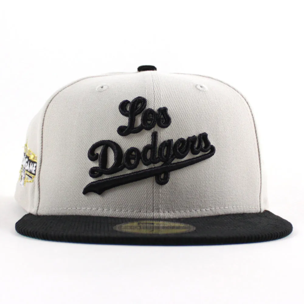 Los Angeles Dodgers 2022 All Star Game New Era 59Fifty Fitted Hat (Stone Black Green Under Brim)