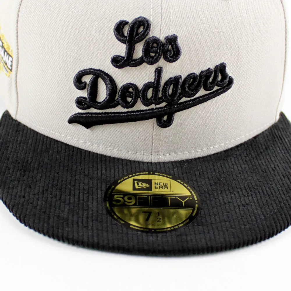 Los Angeles Dodgers 2022 All Star Game New Era 59Fifty Fitted Hat (Stone Black Green Under Brim)