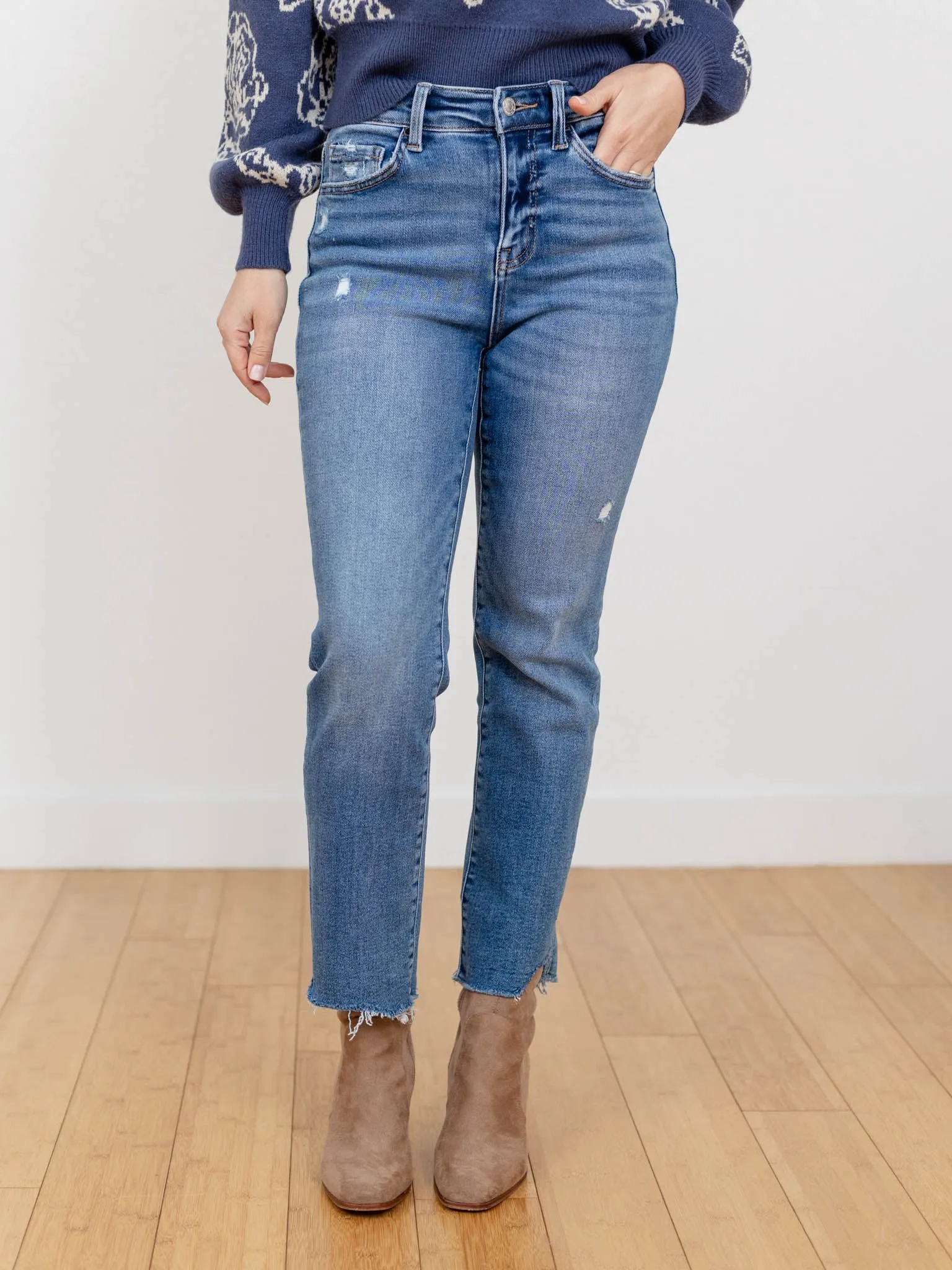 Lovervet Amazingly High Rise Slim Straight