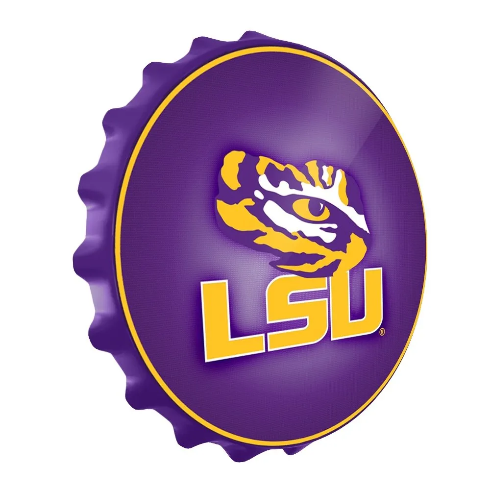 LSU Tigers: Bottle Cap Wall Sign