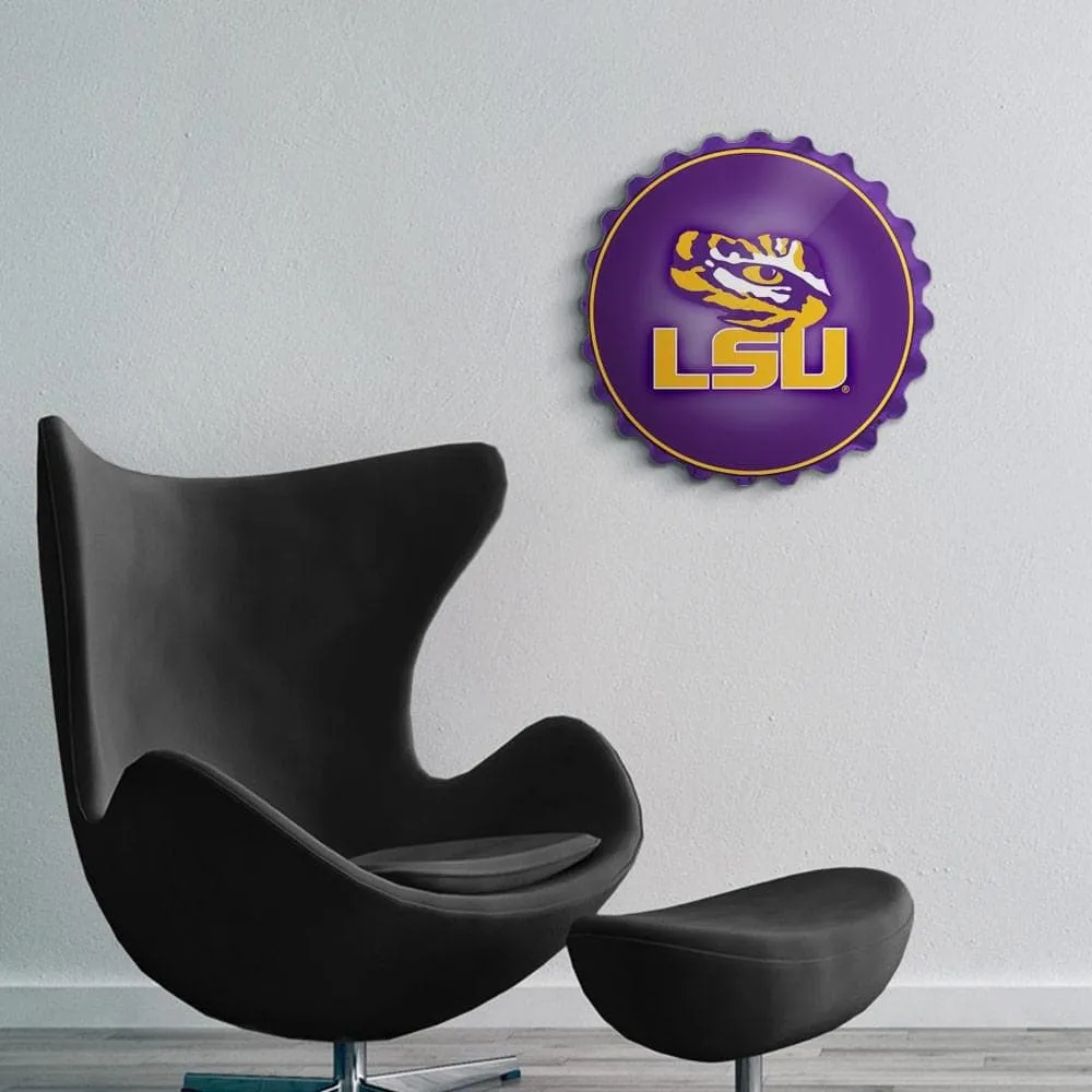 LSU Tigers: Bottle Cap Wall Sign