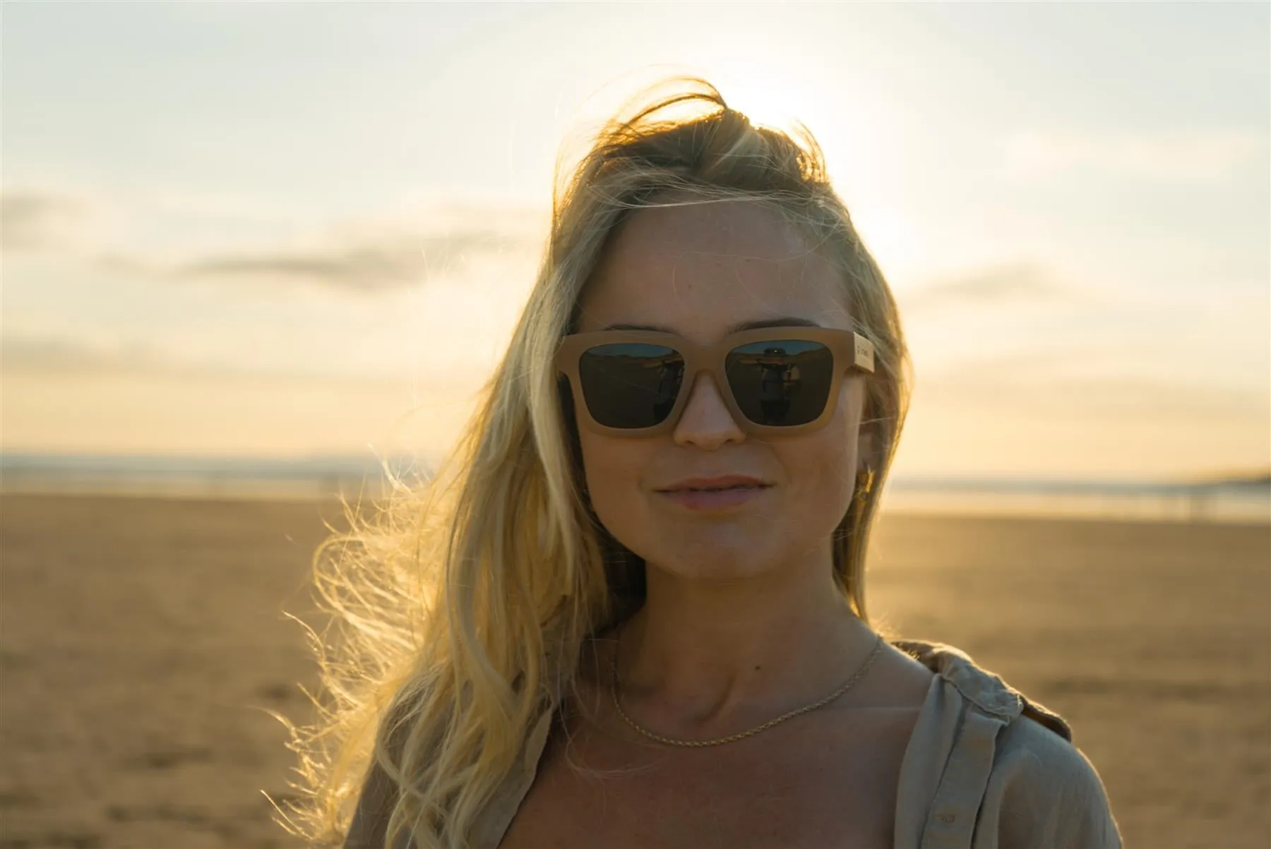 Luma Polzeath Recycled Sunglasses - Brown