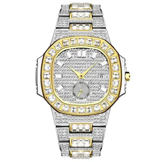 Luxury Rhinestone Calendar Watch