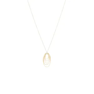 Marco Bicego Marrakech Onde Diamond Large Concentric Pendant Necklace