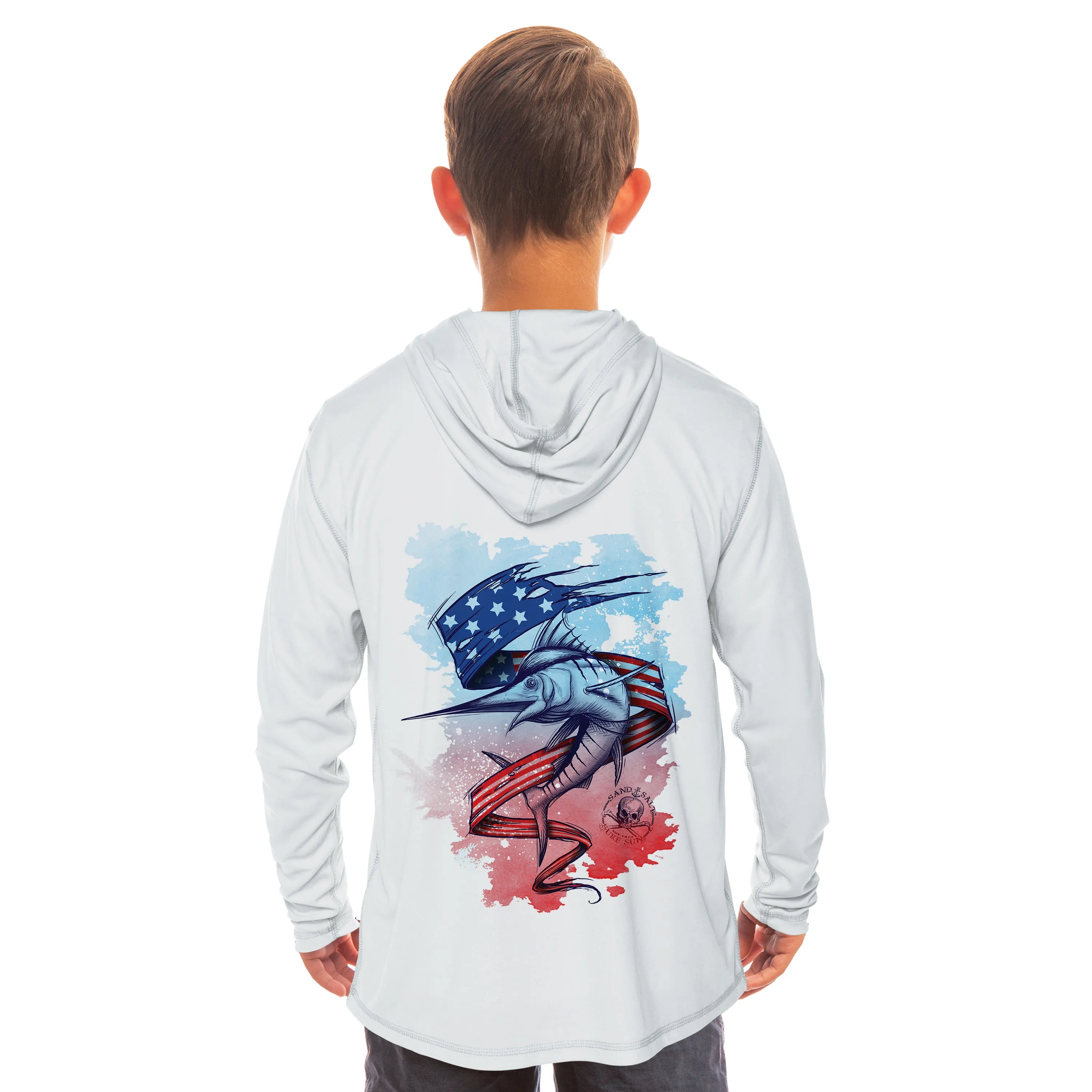 Marlin Flag Youth Solar Hoodie