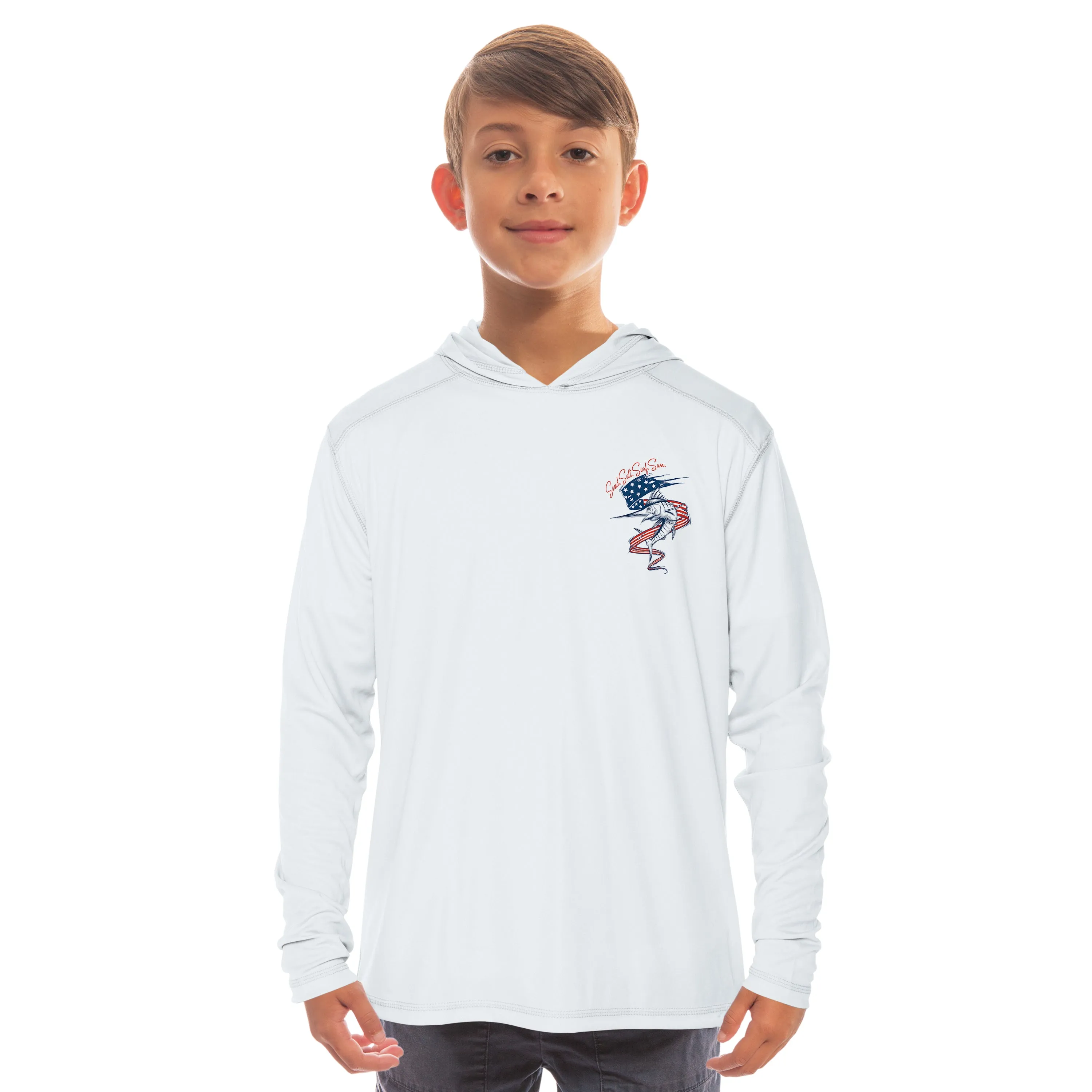 Marlin Flag Youth Solar Hoodie