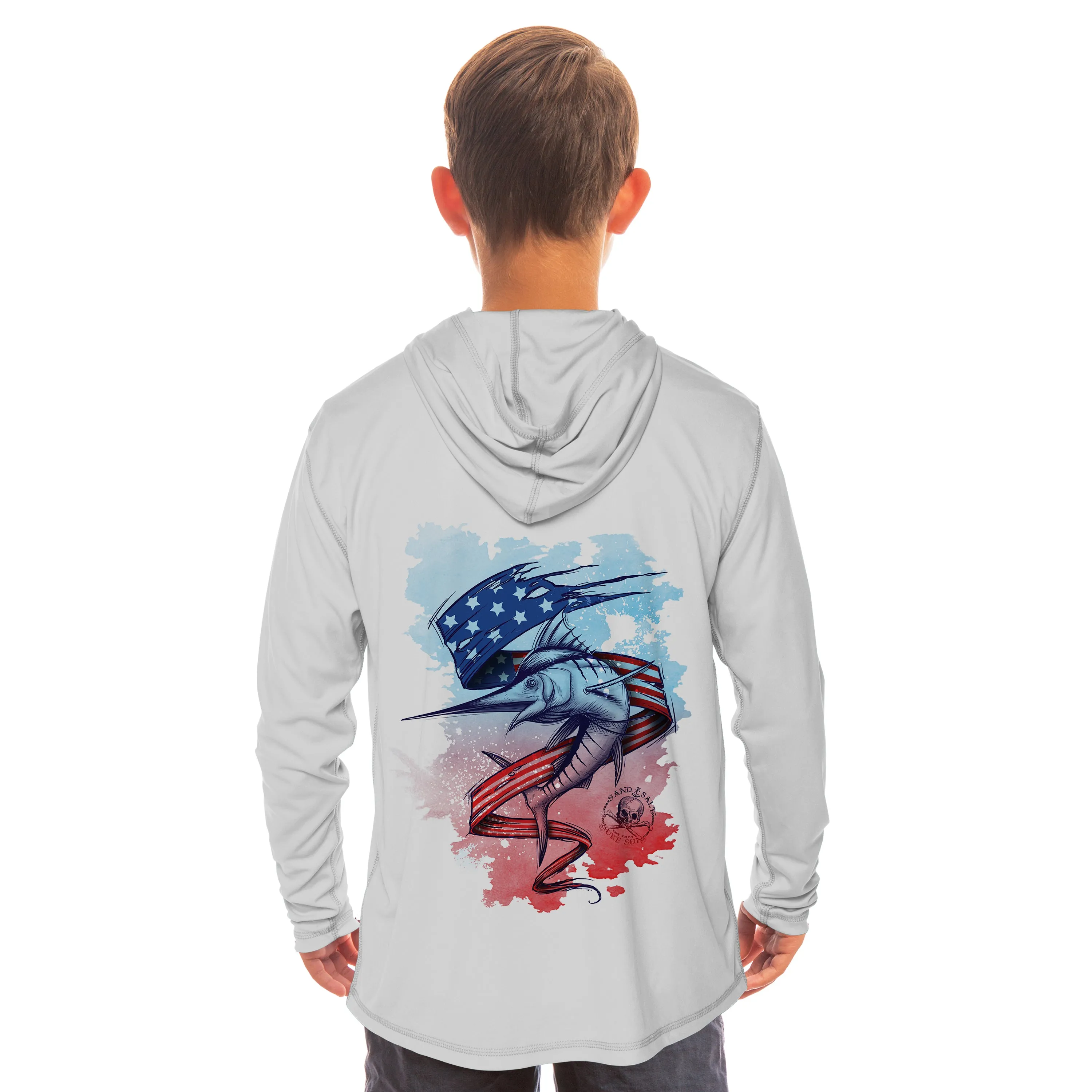 Marlin Flag Youth Solar Hoodie