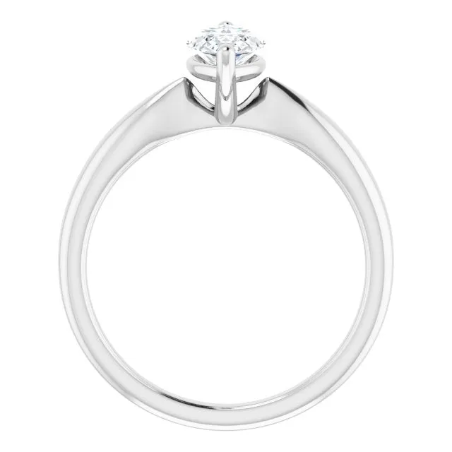 Marquise Diamond Solitaire Engagement Ring