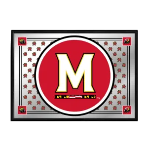 Maryland Terrapins: Team Spirit - Framed Mirrored Wall Sign