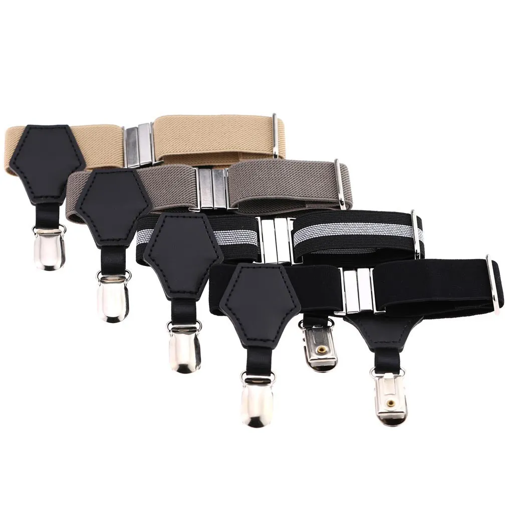 Men Women Fashion Cool Garter Suspenders red