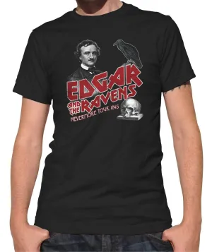 Men's Edgar and the Ravens Nevermore Tour T-Shirt Edgar Allan Poe