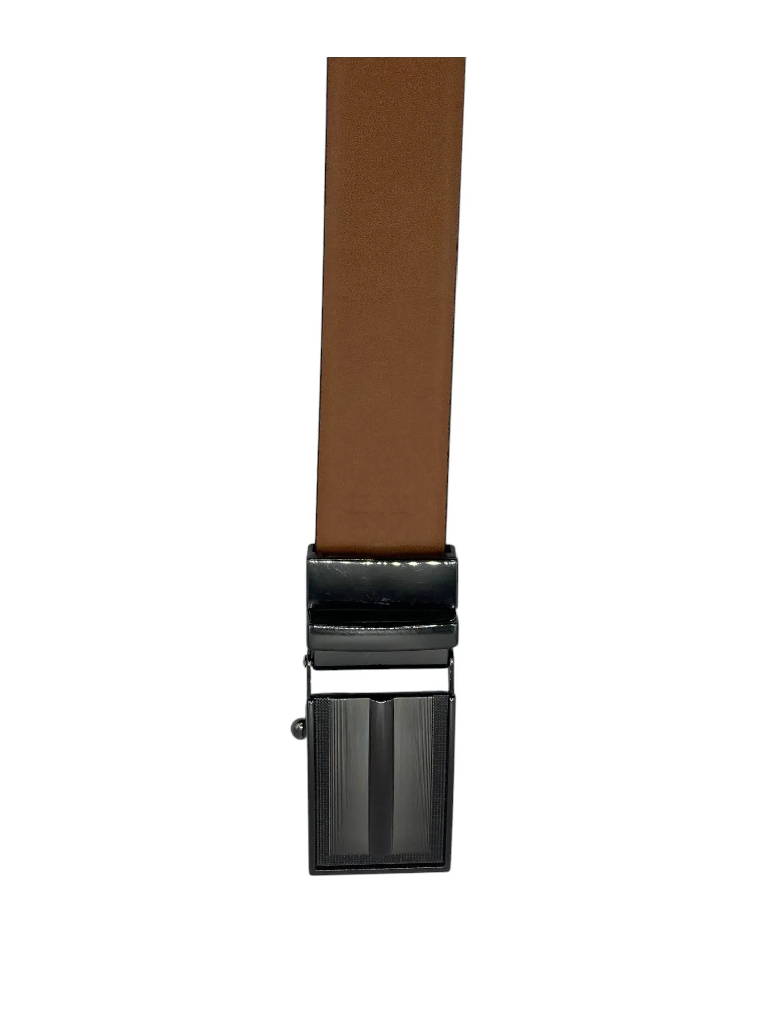 Mens Leather Belt Reversible with Auto-lock Buckle 35mm Envi [RR]