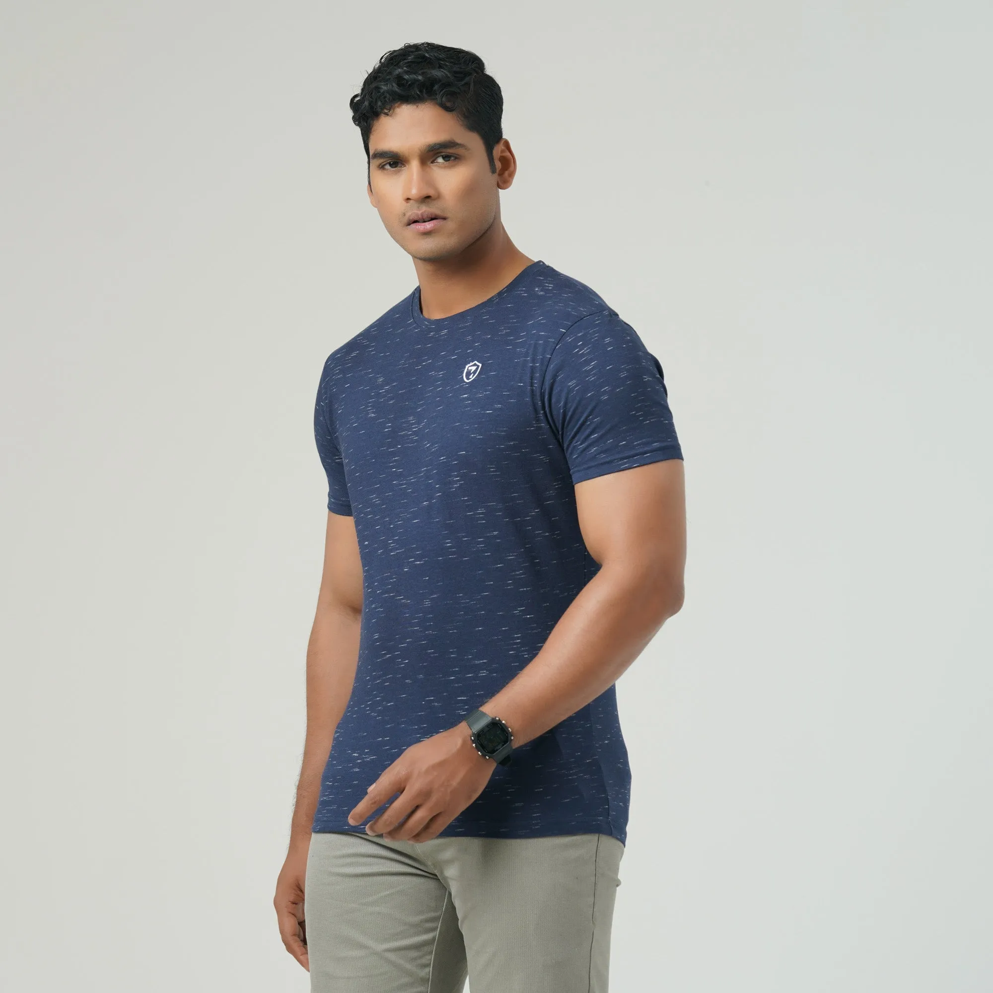 Mens Navy Blue T-Shirt