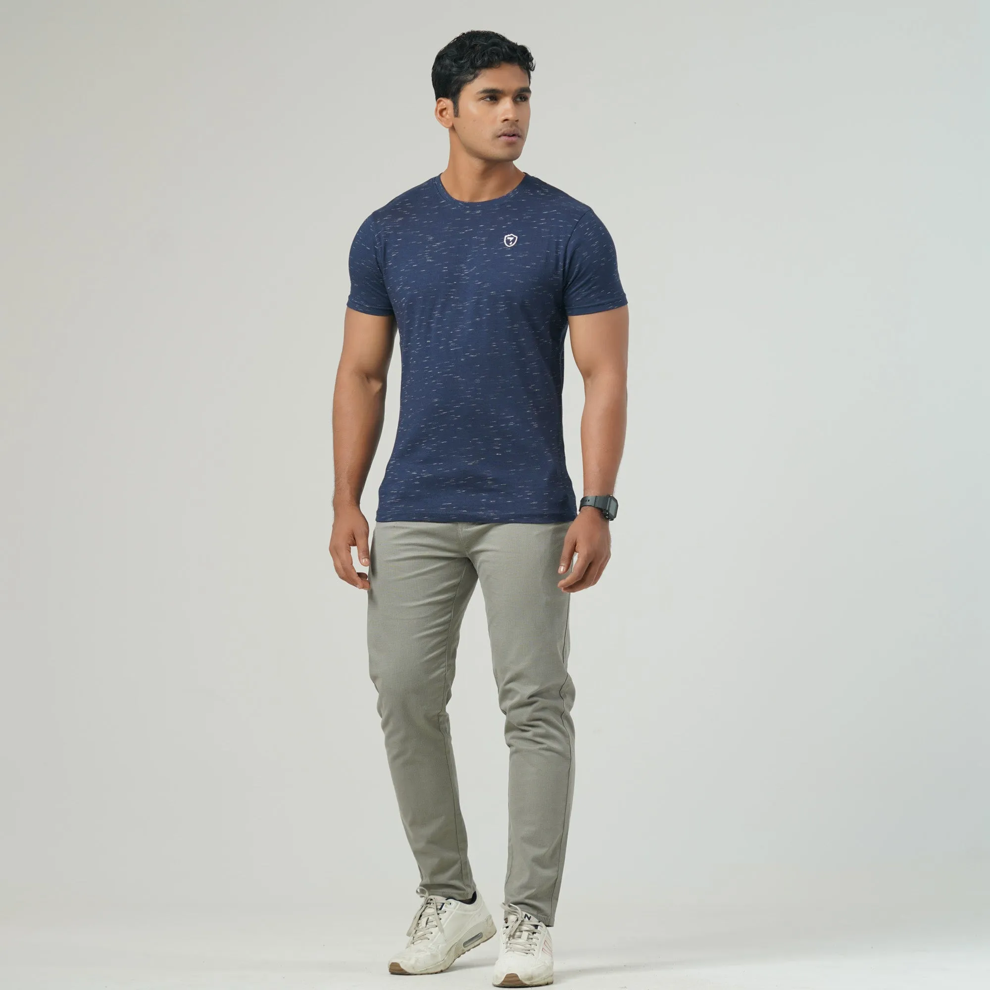 Mens Navy Blue T-Shirt