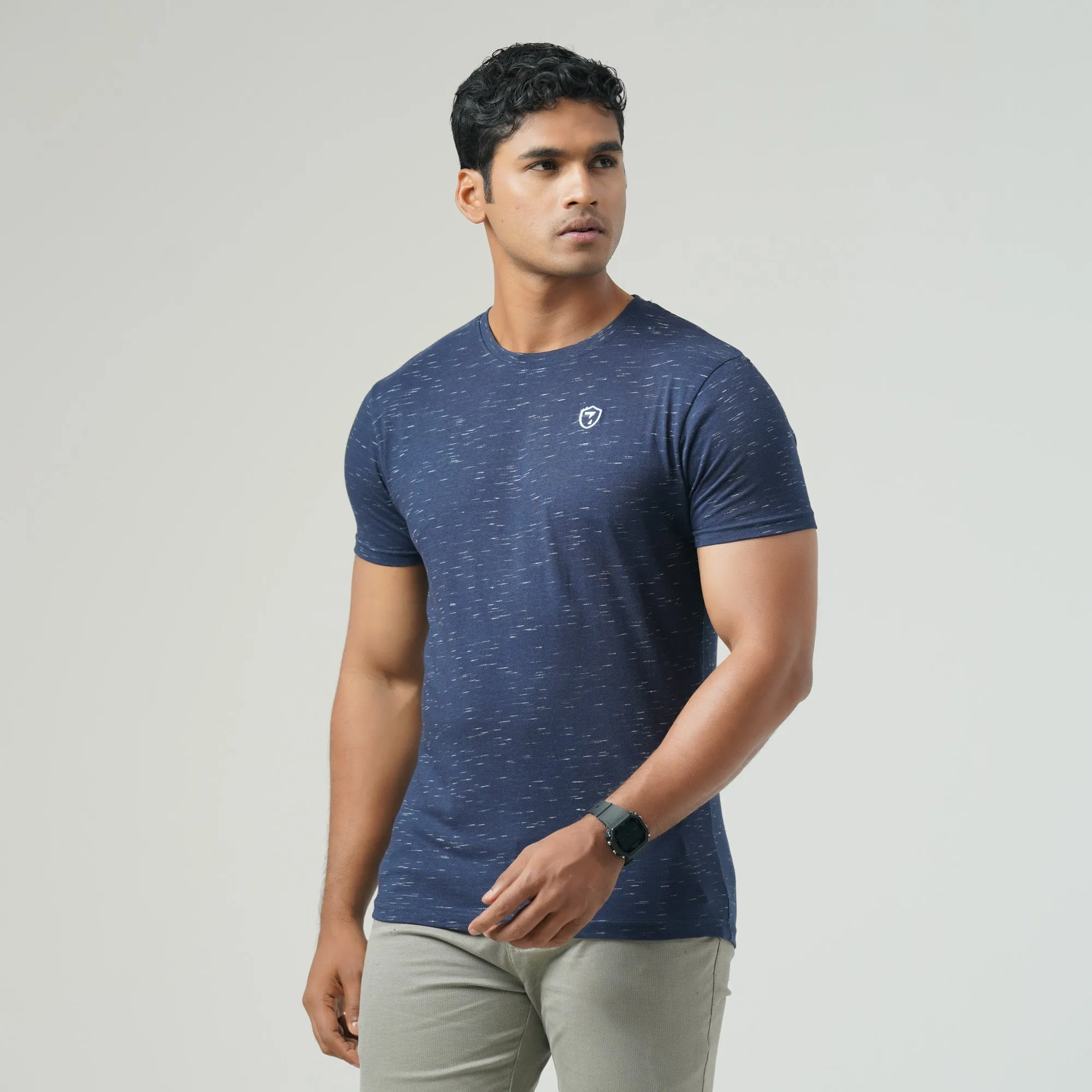 Mens Navy Blue T-Shirt
