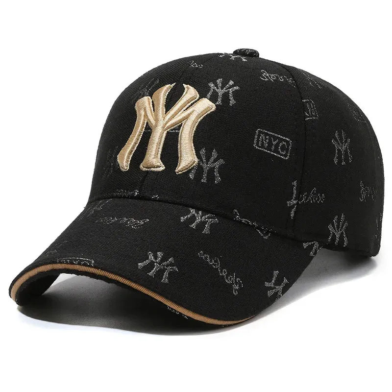 Men's Summer Fashion Embroidered Letter Baseball Cap - Hip Hop Snapback Hat