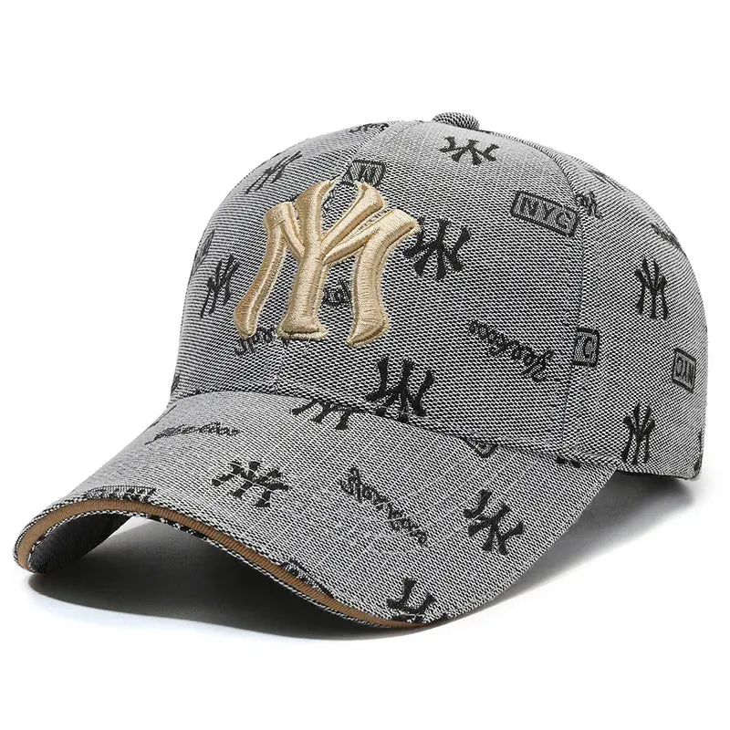 Men's Summer Fashion Embroidered Letter Baseball Cap - Hip Hop Snapback Hat
