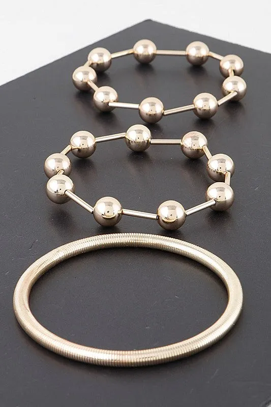 Metal Gold-toned Bracelet