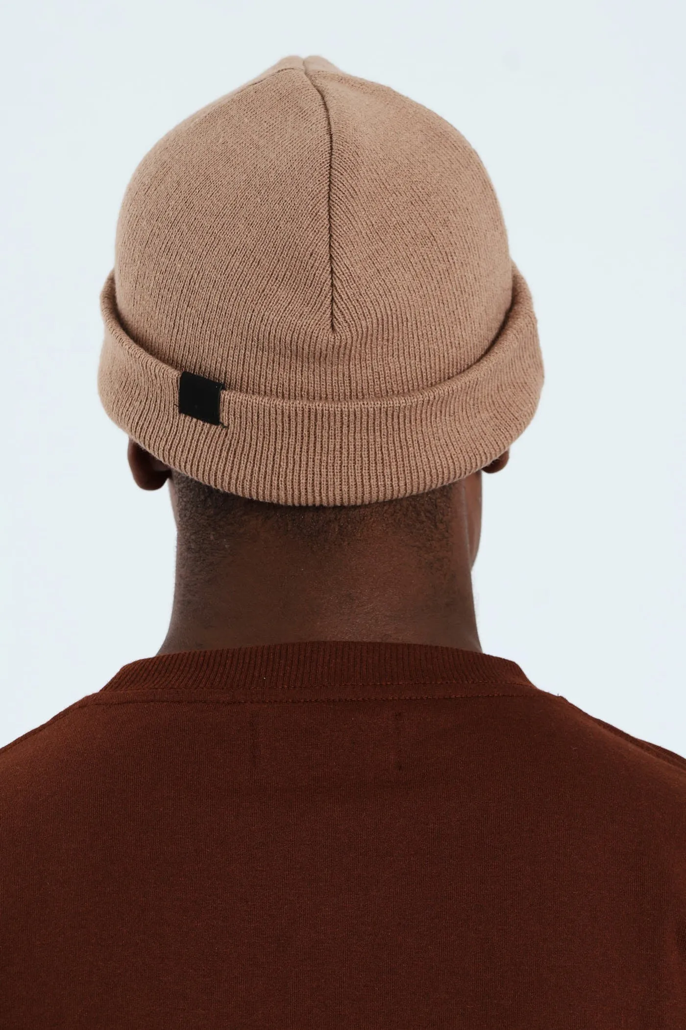 Micro Knit Beanie - Coffee