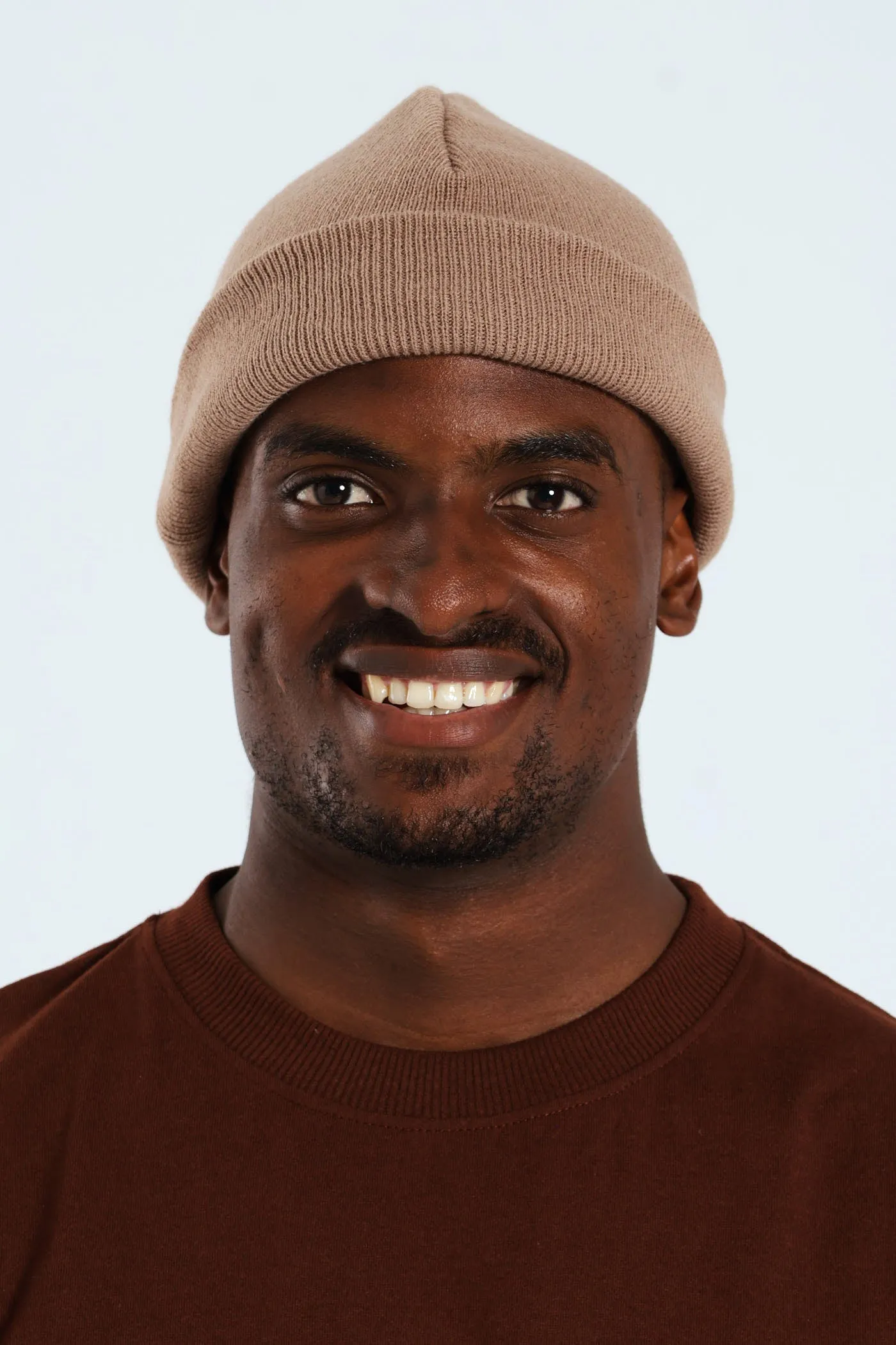Micro Knit Beanie - Coffee