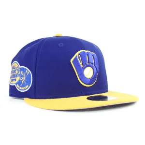 Milwaukee Brewers 1975 All Star Game New Era 59Fifty Fitted Hat (Blue Yellow Gray Under Brim)